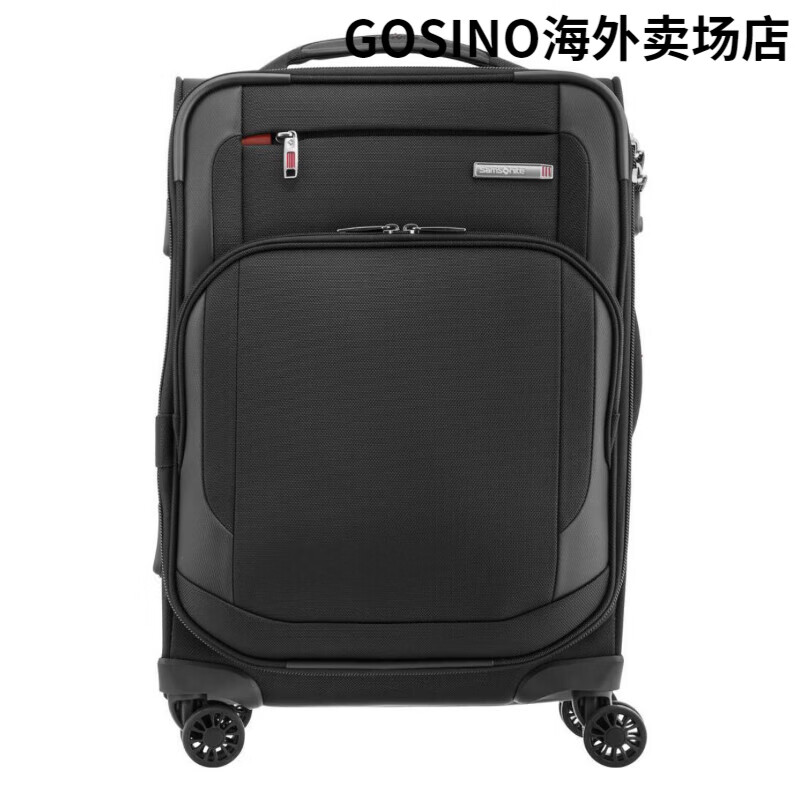 纯色铭牌标识飞机轮tsa密码锁u形开口 尼龙 登机箱行李箱拉 20寸