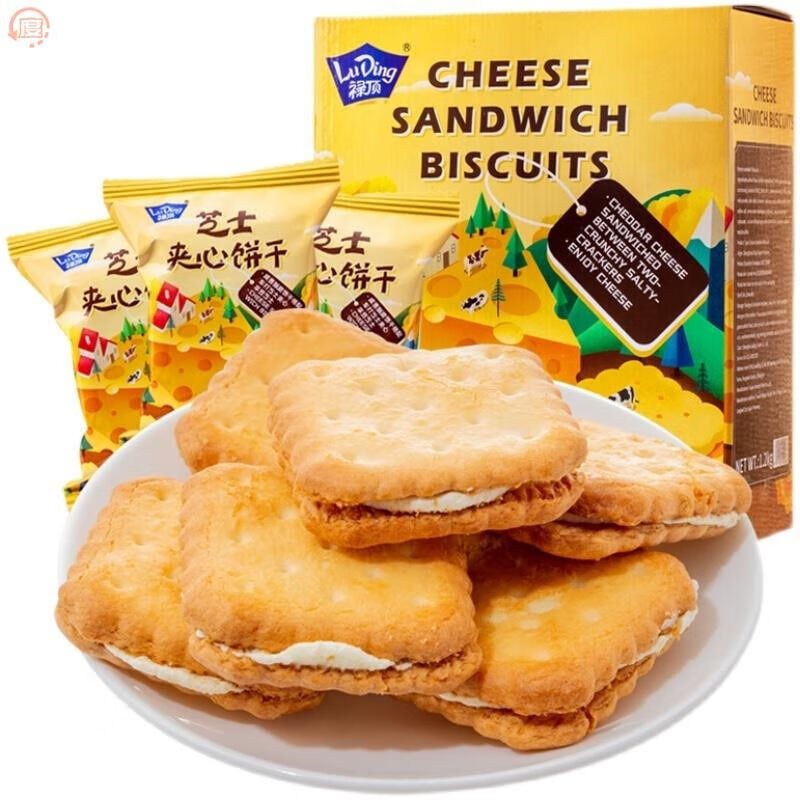 可局禄顶车达芝士夹心饼干1.