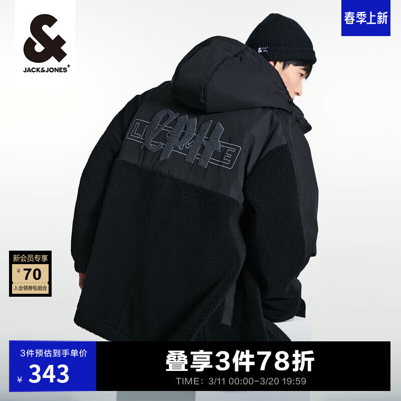 �ܿˡ���˹��JACK&JONES��������װ���������ë����ƴ���ް������޷����׼п˳�����ʿ �� 180/100A/L