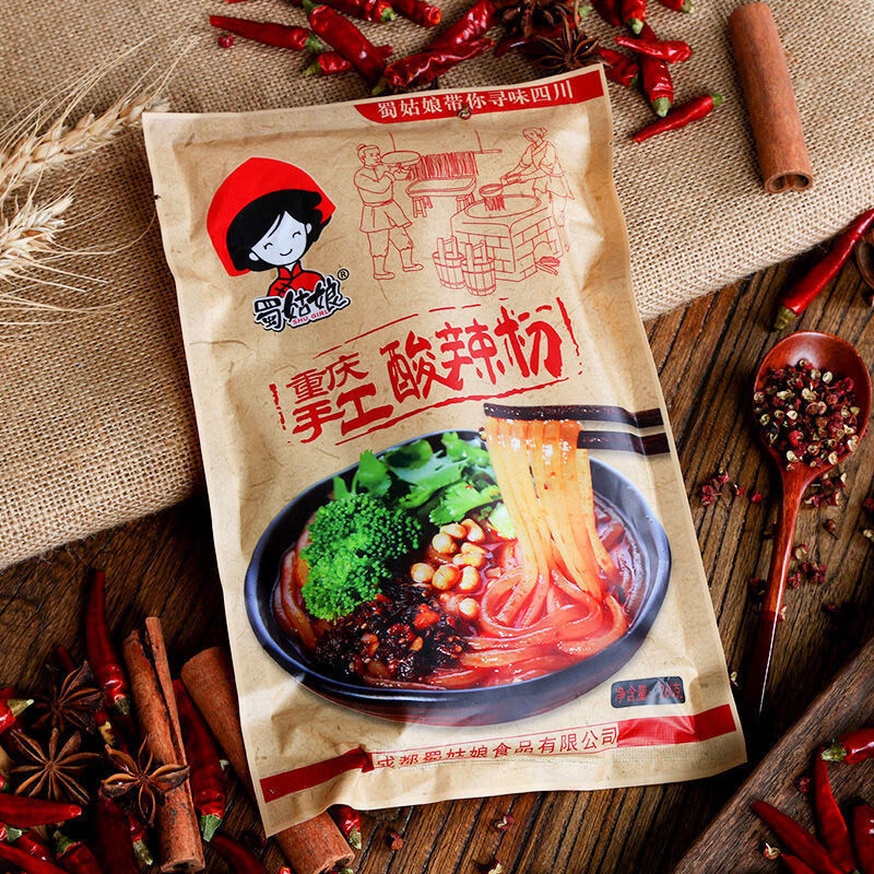 蜀姑娘重慶手工酸辣粉260g*30袋整箱批發商用粗粉 【批發】酸辣粉260g  2箱