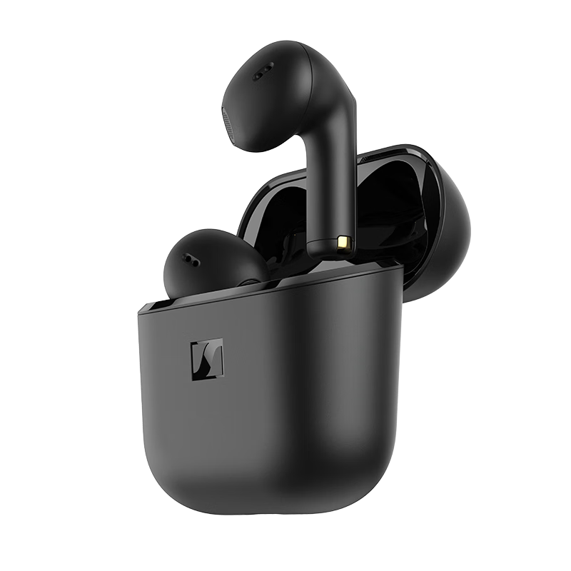 森海塞爾（Sennheiser）Accentum Open藍(lán)牙耳機(jī)無(wú)線耳機(jī)半入耳式音樂(lè)HIFI聽(tīng)歌AI聲音拾取IPX4防水環(huán)境感知 經(jīng)典黑【半入耳】