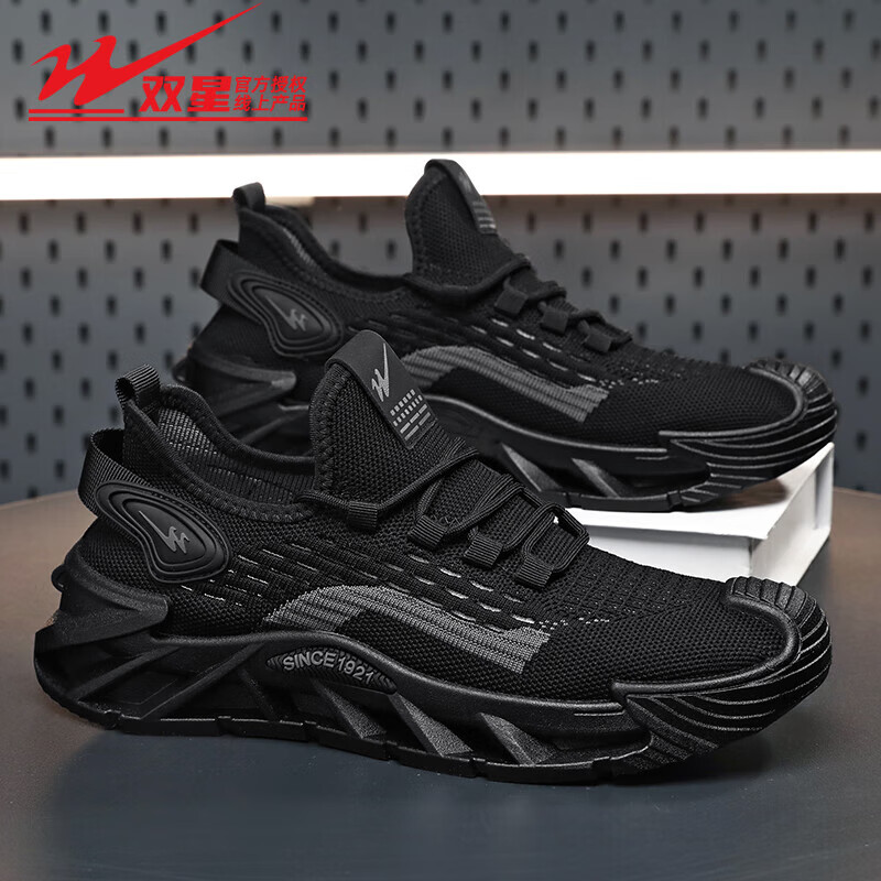 ���ڲ�����˫�ǰ�����ʿ��֯Ь2025���ļ�����͸���ܲ�Ь���ʰٴ�����Ь����ʿ�ܲ�Ь ��ɫWDSM-37042 43