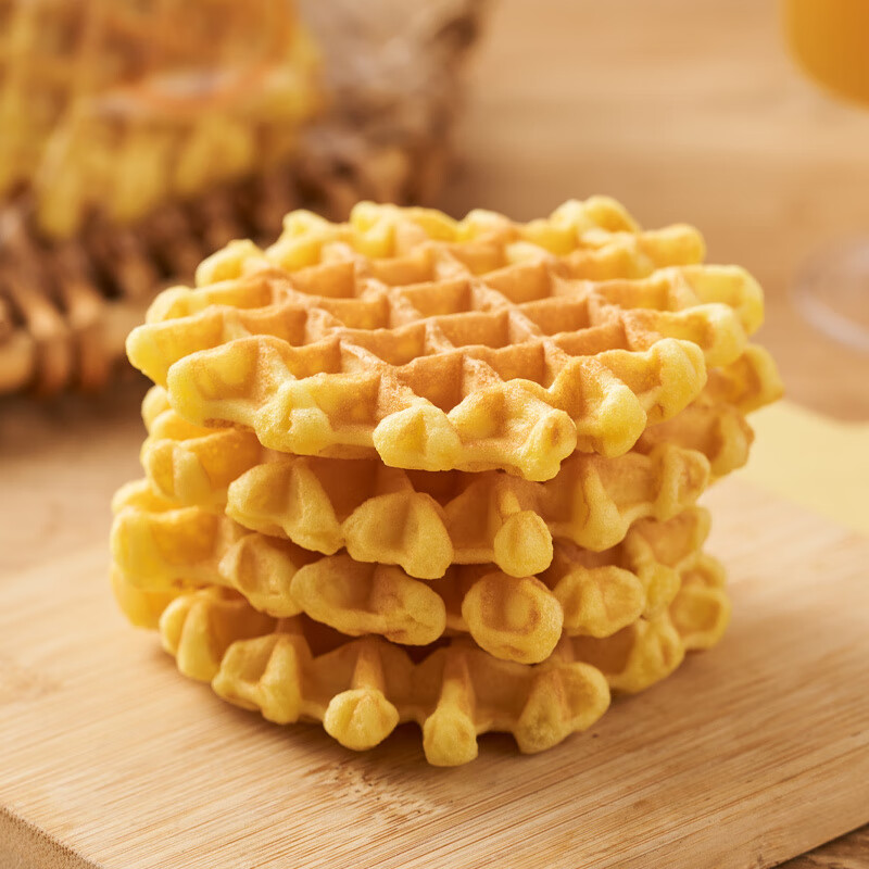 永辉超市代购黄油华夫饼干500g整箱烘烤糕点面包饼干优选零食黄油华夫 饼500g