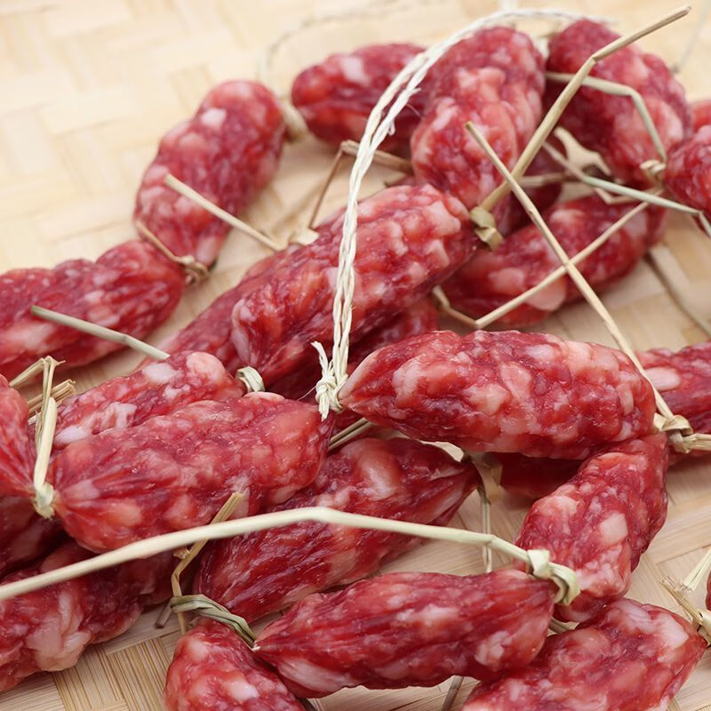 食懷信聯(lián)廣式臘腸精制純?nèi)饬ＡＯ隳c自食送禮佳品 粒粒腸3斤