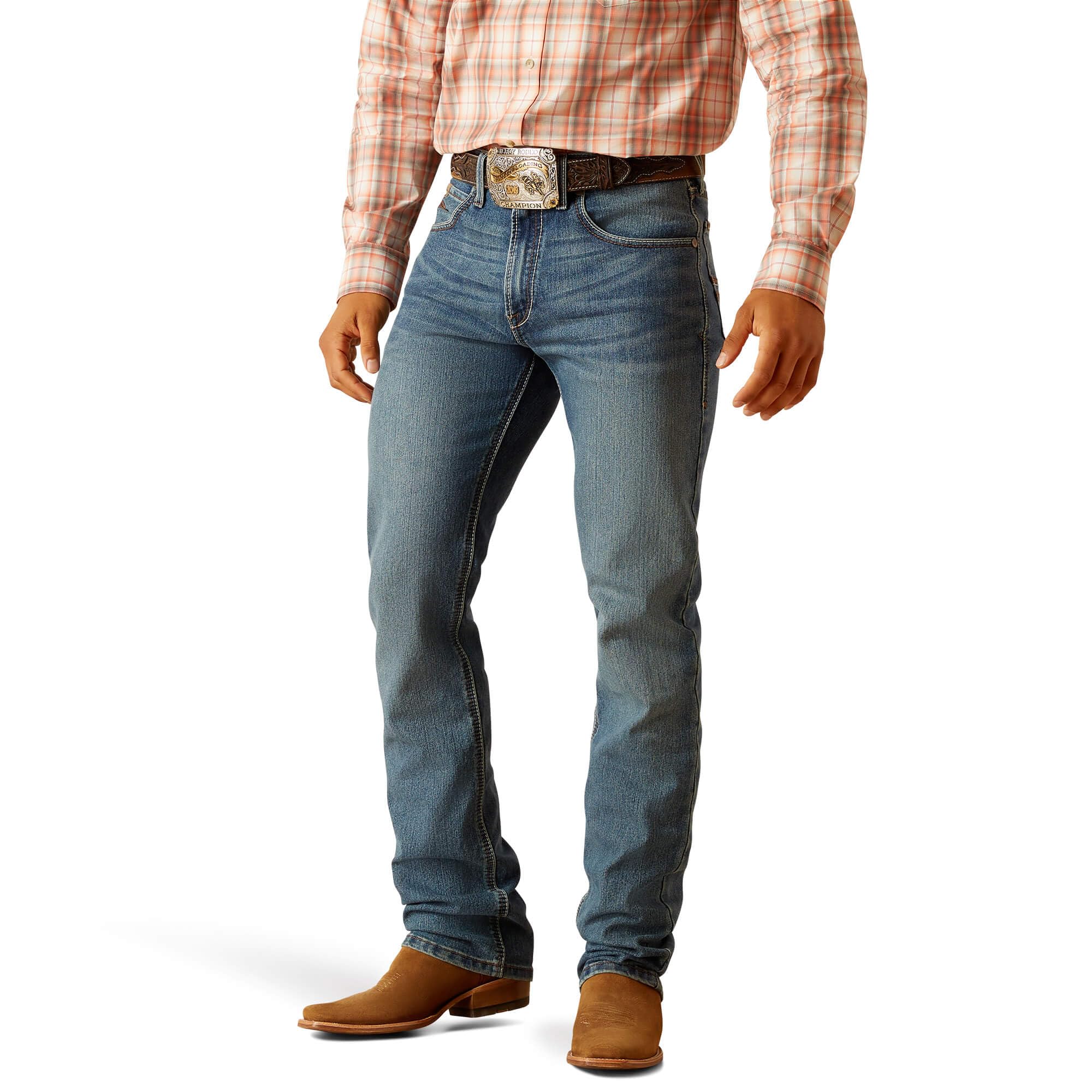 Ariat 男式 M1 复古 Treven 直筒裤, Rico Rico 38W x 34L