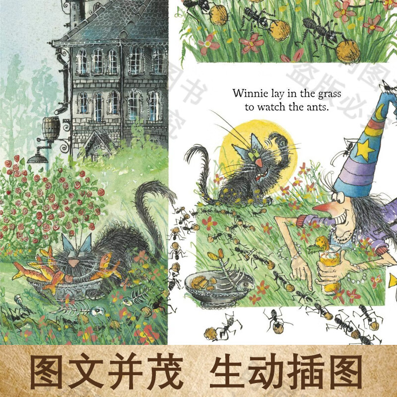 【可点读进口原版正品】女巫温妮Winnie and Wilbur桥梁书 英文原版 儿童英语故事绘本 恐龙日 午夜喷火龙 2本装