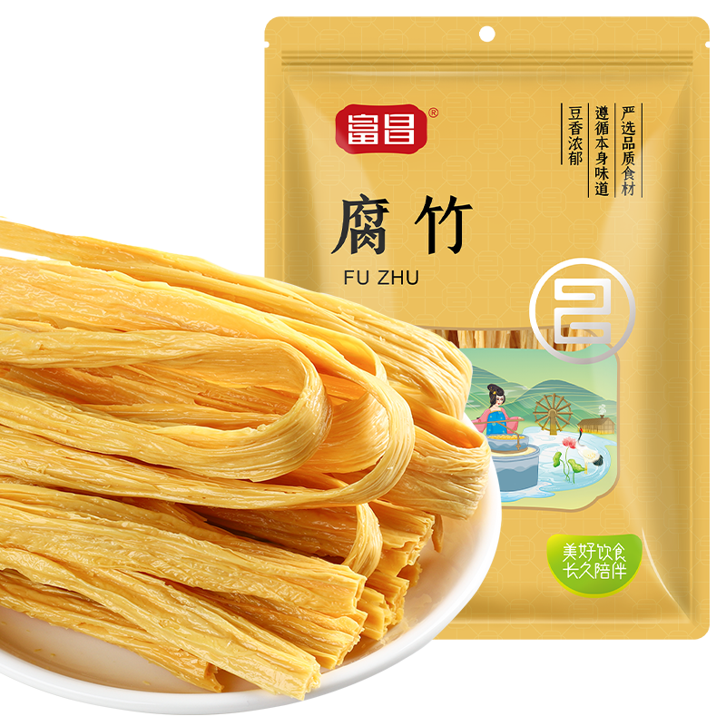 逛京东,买“富昌”品牌的南北干货腐竹段,享受美味和健康!