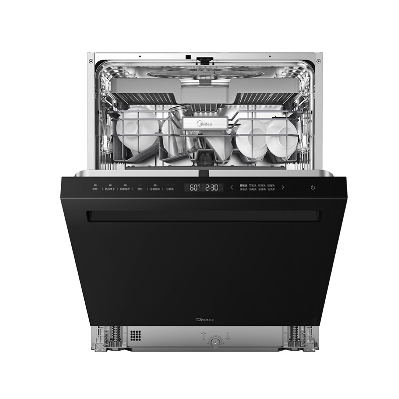 美的（Midea）【晶焰GX1000Max-Q】嵌入式洗碗机升级17套+2 三层大容量变频五臂飓风洗 105℃热风烘干 四星消毒