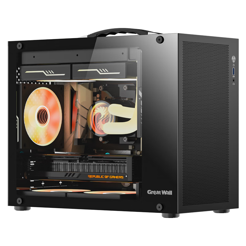 ǣGreat WallӰM5ɫԻ䣨///MATX/5λ/USB3.0/240ˮ/5080Կ