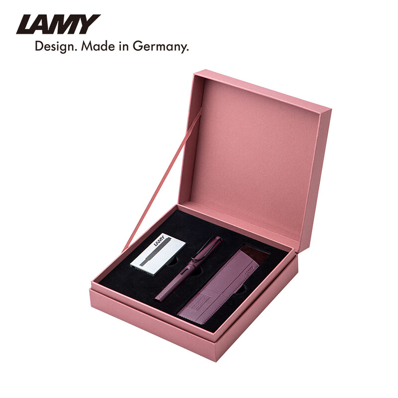 LAMY凌美钢笔狩猎系列墨水笔限定套装练字正姿钢笔学生文具办公礼品节日礼物美拉德棕0.7mm