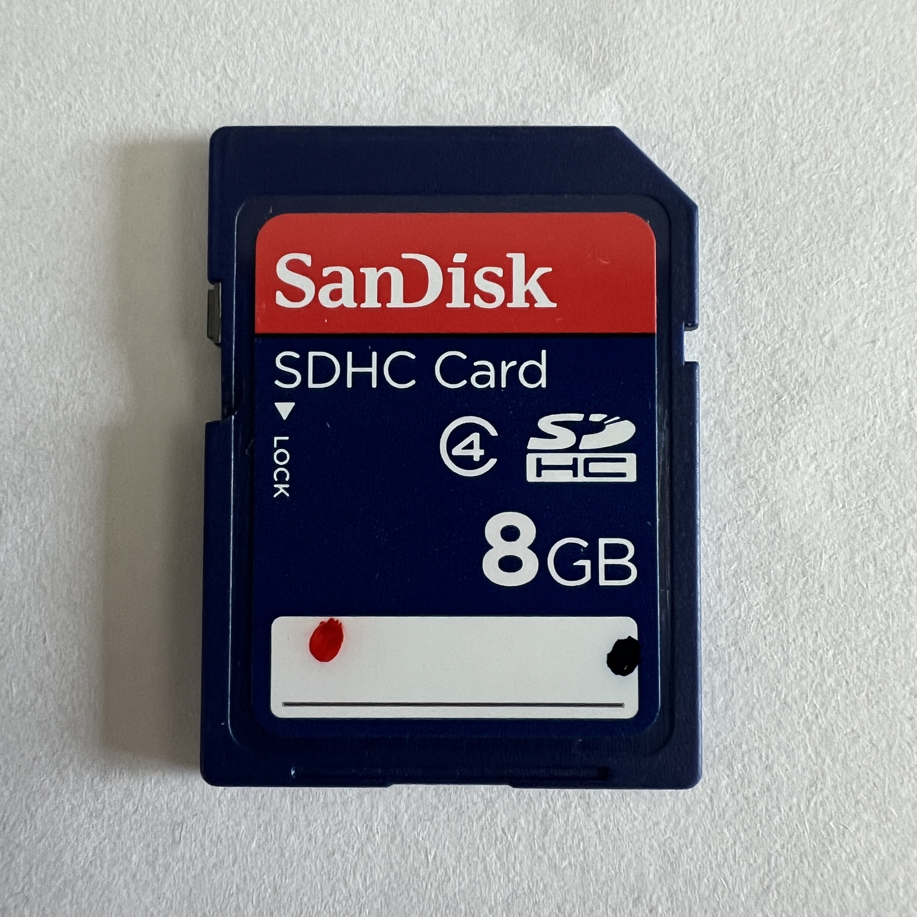 闪迪原装 SD 8G佳能尼康CCD相机内存卡车载音乐导航SDHC大卡 闪迪SDHC卡8G 官方标配
