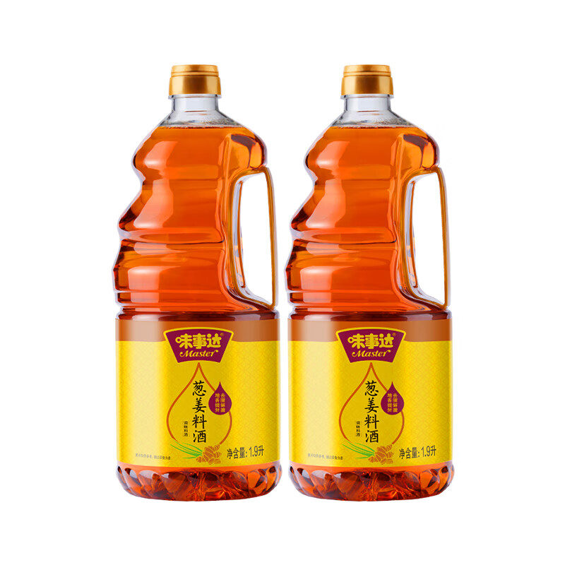 9l*2瓶厨房家用炒菜调味料去腥解膻增香提味料酒 味事达葱姜料酒1