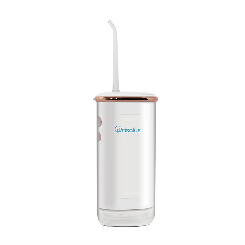 Orisalus冲牙器【畅销海外12年】家用洗牙器便携水牙线牙齿冲洗器清洁口腔牙缝牙结石洁牙器美牙仪七夕礼物 白色 2支喷头 高频脉冲+4档模式【热销爆款】