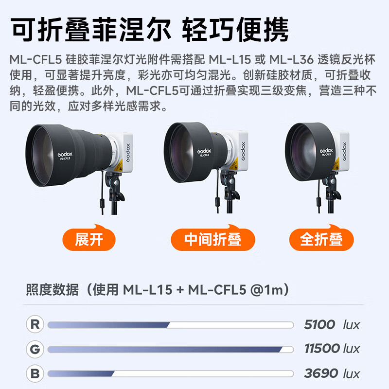 神牛补光灯 ML100R 全彩100W补光灯 氛围灯 口袋灯 LED摄影灯 户外人像拍照 手持RGB 常亮灯 外拍夜景 （热销）ML100R+四角网格柔光箱【赠电池手柄】