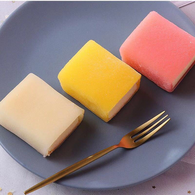 汀纳 日式冰皮蛋糕草莓口味早餐面包办公室网红零食 三种混合口味 买2