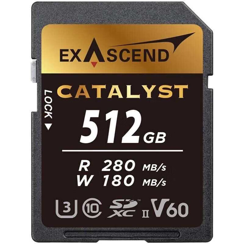 至誉科技至誉科技catalyst系列V60SD高速储存卡 微单相机日常旅拍用储存卡 黑色 128GB