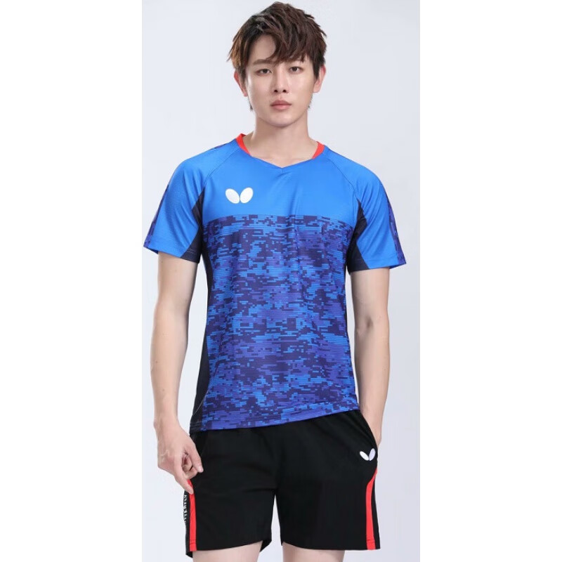 蝴蝶运新款蝴蝶乒乓球服男装乒乓运动服套装829吸湿排汗面料休闲服