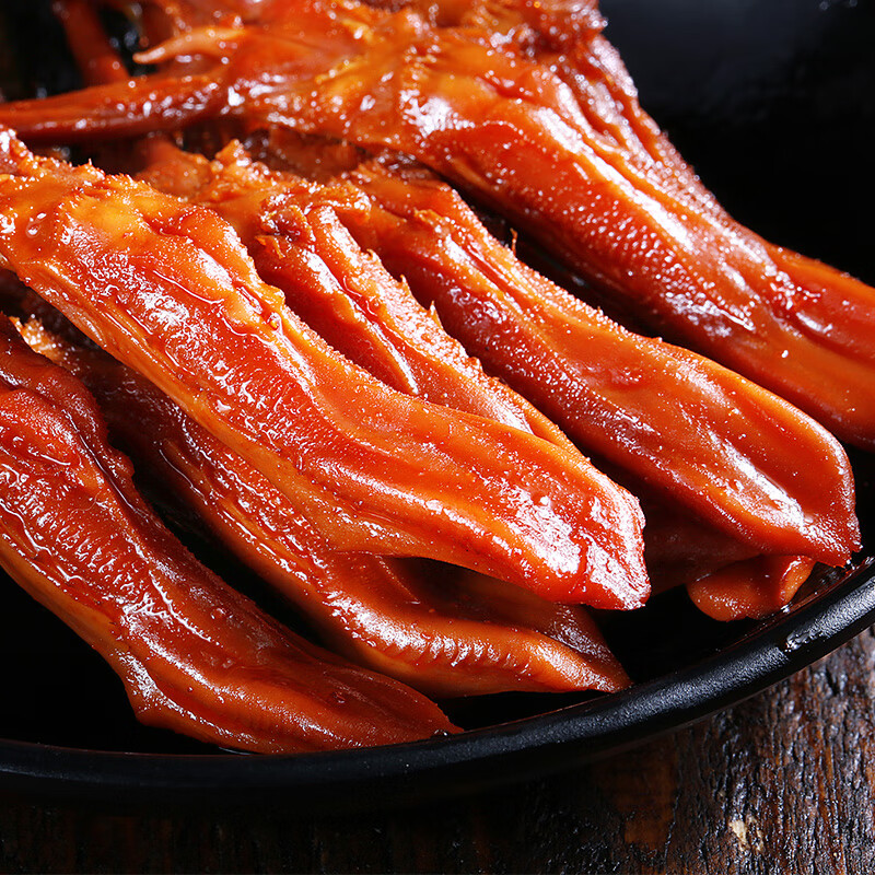 百草味 卤鸭舌 手造卤味肉类特产酱香休闲零食小吃 五香味鸭舌28g/袋