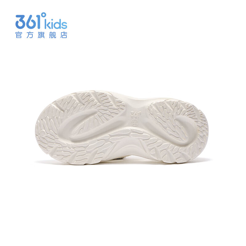 361°童鞋男女童沙滩凉鞋洞洞鞋年夏季新款中大童鞋子 羽毛白 34