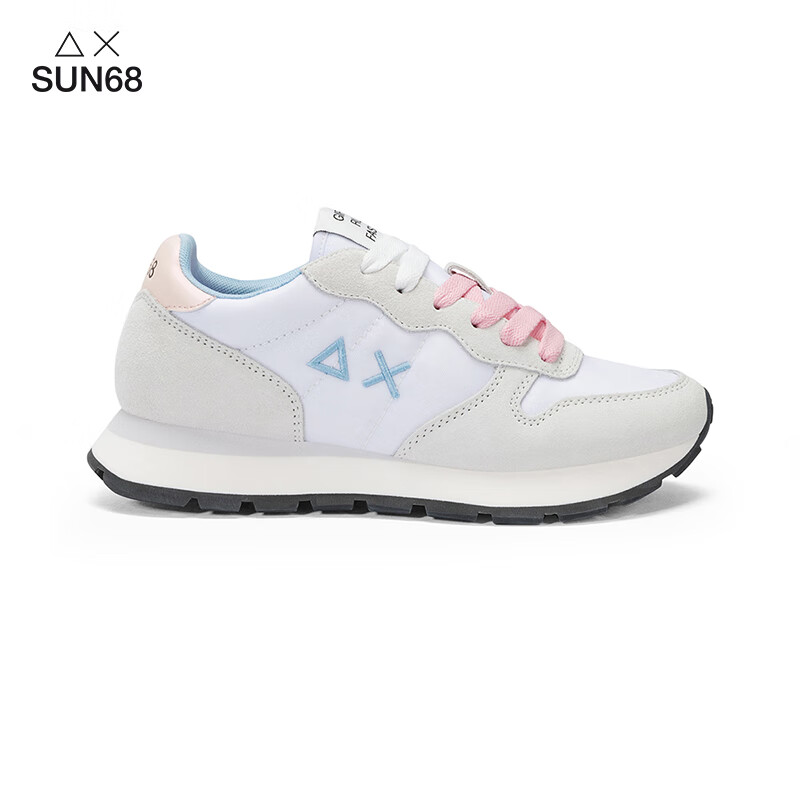 Sun68女鞋轻便减震跑步鞋 Z35201-01 白色 38