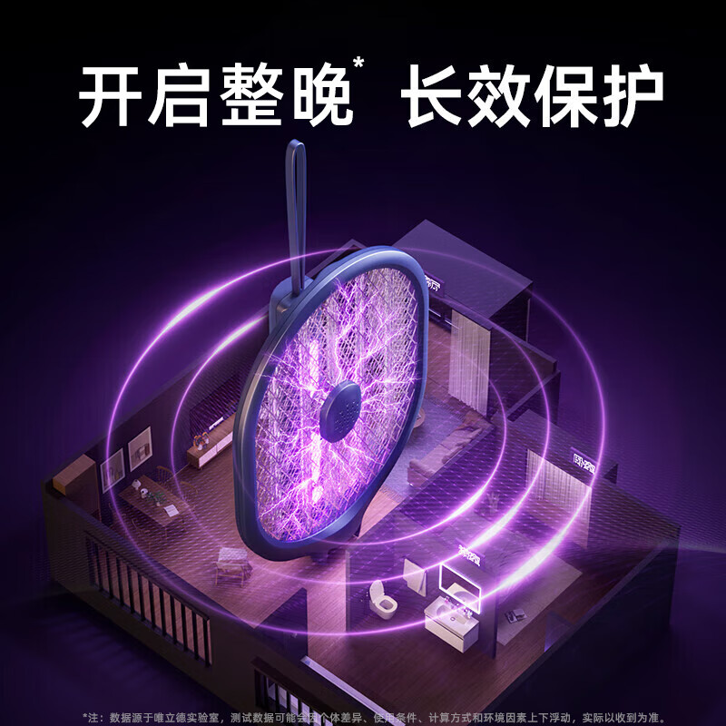 VENIDER【激光找蚊丨自动灭蚊】电蚊拍充电式灭蚊灯家用强力蚊拍苍蝇  【顶配升级】L39大网面灭蚊拍