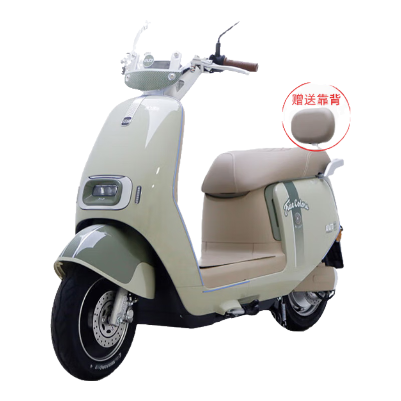 小刀女生女士電動(dòng)車(chē)熱點(diǎn)72V電瓶車(chē)輕智能電動(dòng)摩托車(chē)小巧電動(dòng)踏板車(chē)包郵 卡其灰/新沼澤綠 72V20AH