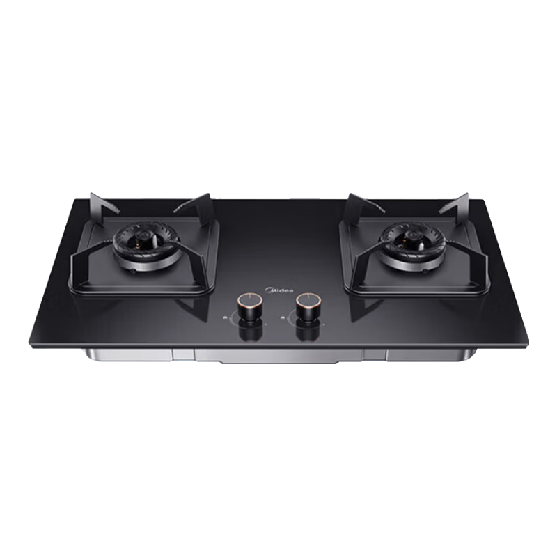 美的（Midea）燃气灶天然气 家用5.2kW猛火灶台嵌两用 64%热效率 可调节底盘 Q325-M 天然气 5.2KW内铜火盖燃气灶