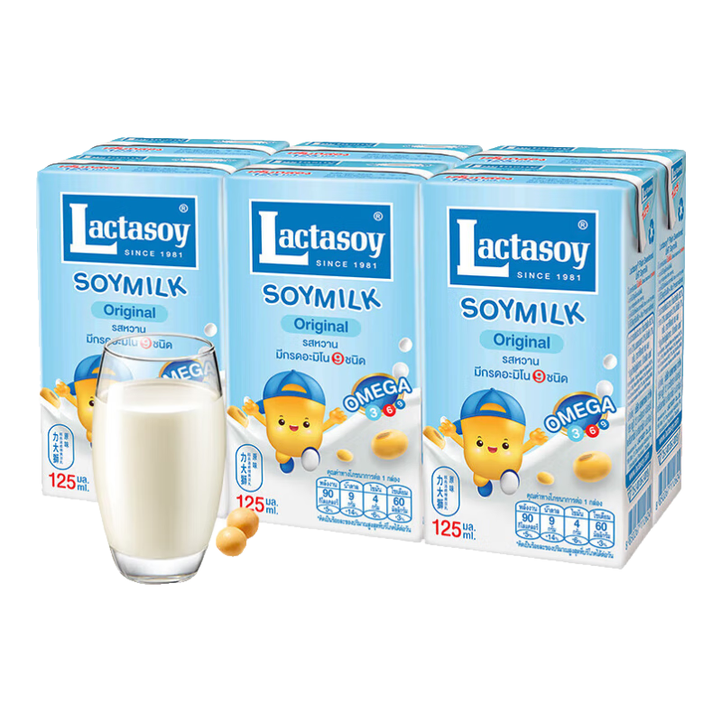 ʨLactasoyʨ ̩ڶ ̶ֲͯӪԭζ125ml*6 13.2Ԫ