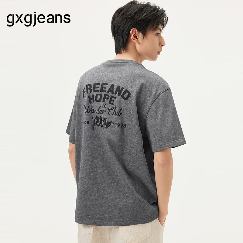 gxgjeans��װ ��ɫ����ĸ��ʽʱ�г���Բ�����T���� 25����Ʒ ��ɫ L (175) 77Ԫ