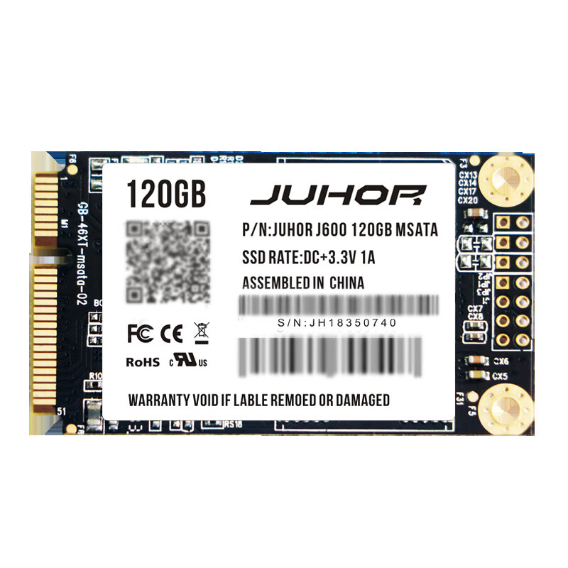 玖合盛世玖合(JUHOR64GB128GB256GBSSD固态mSATA接口 128GB