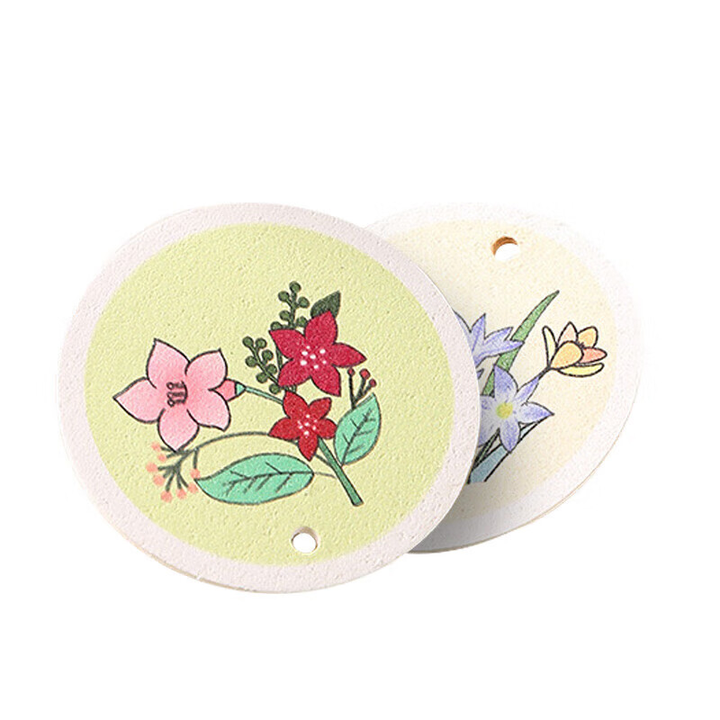 原森太橡胶木实木菜板无漆无蜡婴儿辅食菜板天然木材厨房专用切菜水果板 木浆棉洗菜板海绵(单个装）颜色随机