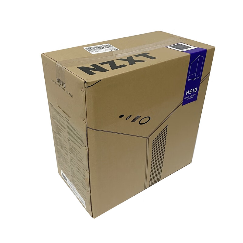 NZXT恩杰 i 中塔ATX机箱/钢化玻璃侧板/支持水冷 H510 白色