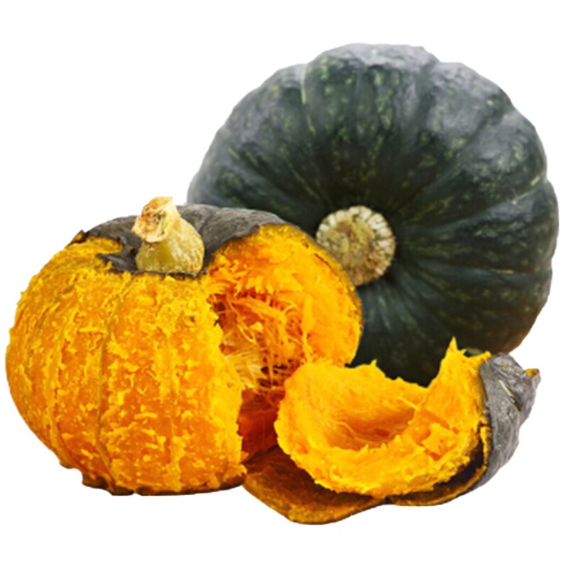 京鲜匠山东正宗真贝贝南瓜 栗香小南瓜 粉糯香甜老瓜蔬菜 产地直发 精品果 净重 4.5斤 （4-8枚）