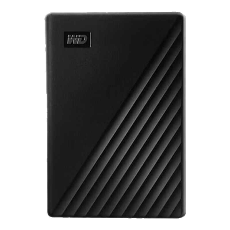 西部数据(WD)加密高速3.0外接移动硬盘2t苹果4t手机笔记本5t电脑1tb 黑色 5TB 官方标配 主机+数据线+硬盘包