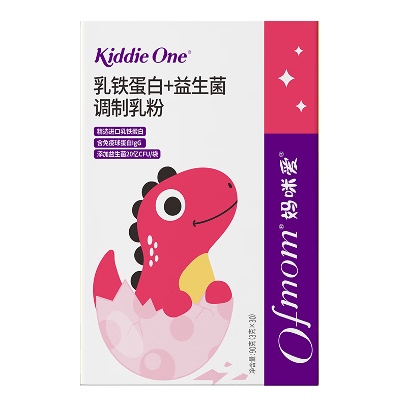 妈咪爱（Ofmom ）乳铁蛋白+益生菌调制乳粉 含免疫球蛋白IgG 乳铁蛋白 30条