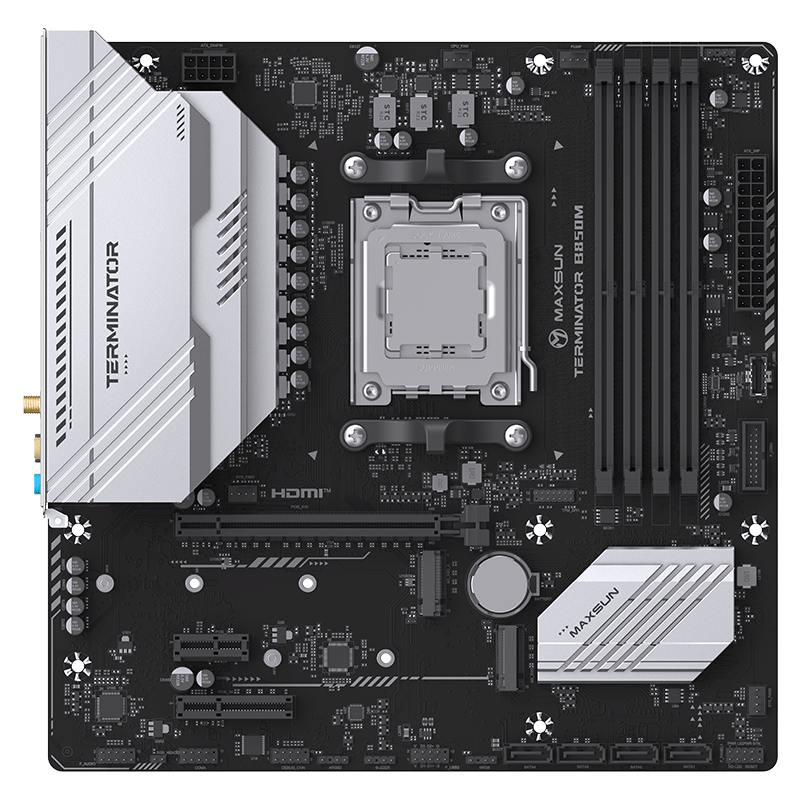 ���uMS-�ս��� B850M WIFI��������+AMD ���� 7 9800X3D����������CPU��װ