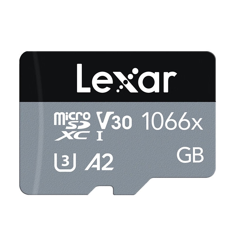 雷克沙（Lexar）雷克沙雷克沙TF64G128G256G高速内存卡1066X存储卡支持运动相机4K 浅灰色 64GB