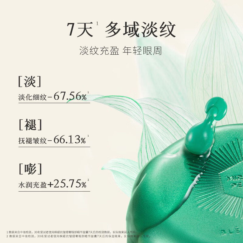枫缇（Ble de Fonty）眼油 抗皱熠奢精华胶囊 紧致眼周肌肤淡化细纹30粒 618活动 绿胶0.2ml*30粒