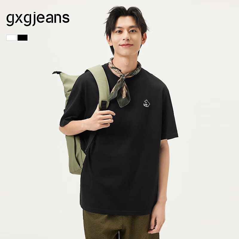 gxgjeans��װ ��ɫȤζ�廨�������п���Բ�����T�� 25������Ʒ ��ɫ M (170) 54.51Ԫ