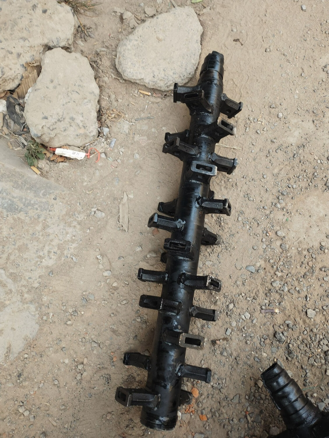 西安亚奥旋耕机刀轴180型200型花键套花键轴 亚奥93长刀轴26