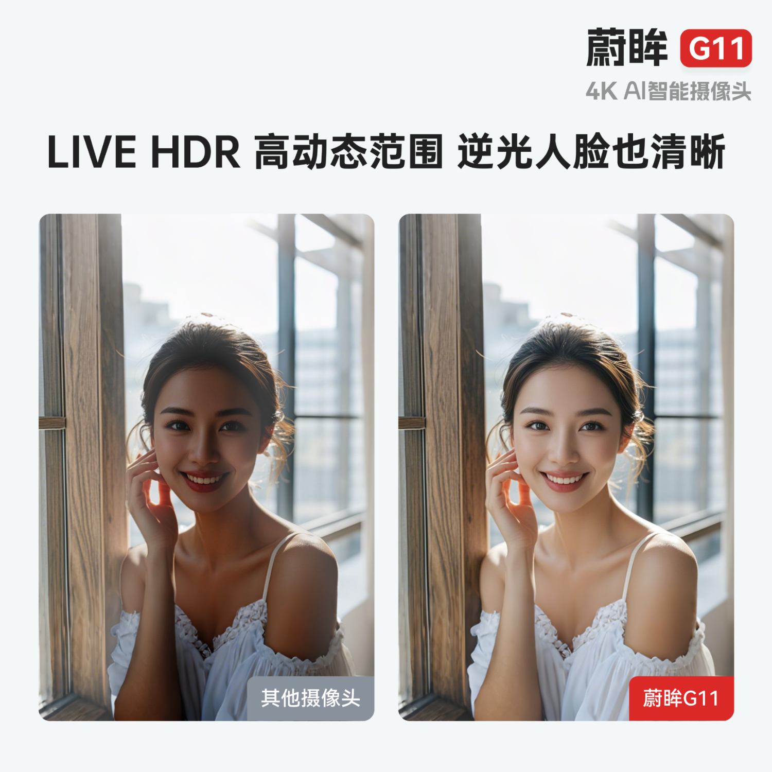 蔚眸G11高清网课摄像头4K超清AI美颜 知识分享录课横竖屏直播 电脑教学视频录制台式笔记本USB带麦克风 4K 绿幕套餐(标配版+桌面支架+绿幕)