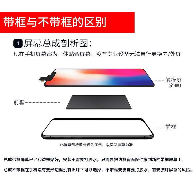 vivo适配华为荣耀畅玩7X7CA总成BND-AL1230LND内外触摸显示屏幕 7X/7C/7A型号不同请勿错拍