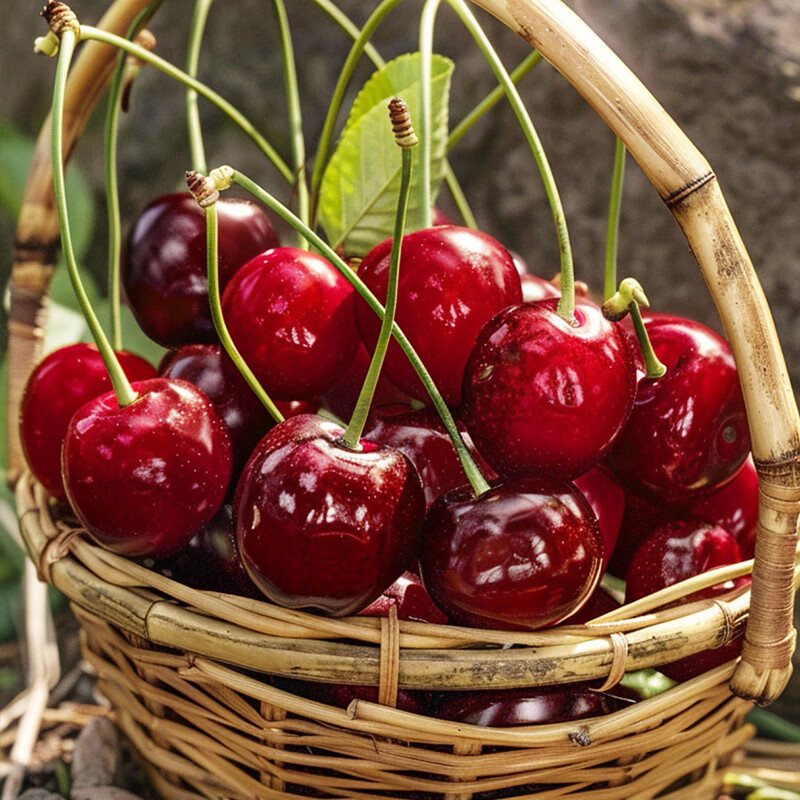 鲁禧山东大樱桃 国产车厘子樱桃水果 新鲜水果时令生鲜 孕妇水果 3斤(净重) 【性价比之王】精品单果24-26mm