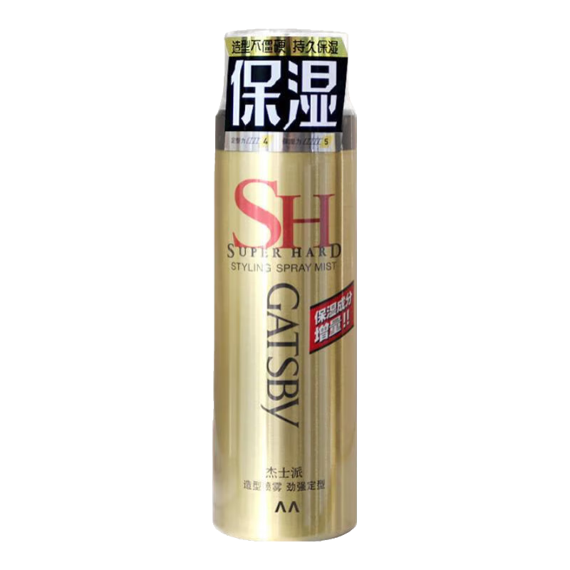 杰士派（GATSBY） 杰士派造型喷雾劲强定型150g男干胶发胶定型啫喱水学生旅行新手 造型喷雾(金)180g