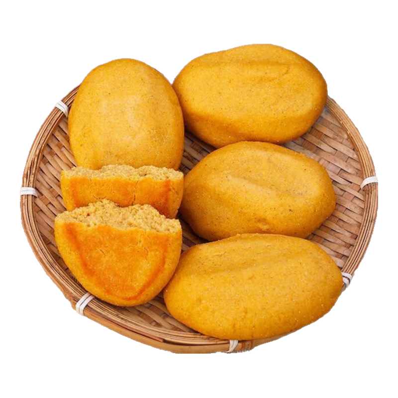 純手工玉米餅子早餐糖尿人孕婦控糖吃的粗糧主食鍋貼窩頭無(wú)糖食品 5斤20個(gè)黑米玉米餅