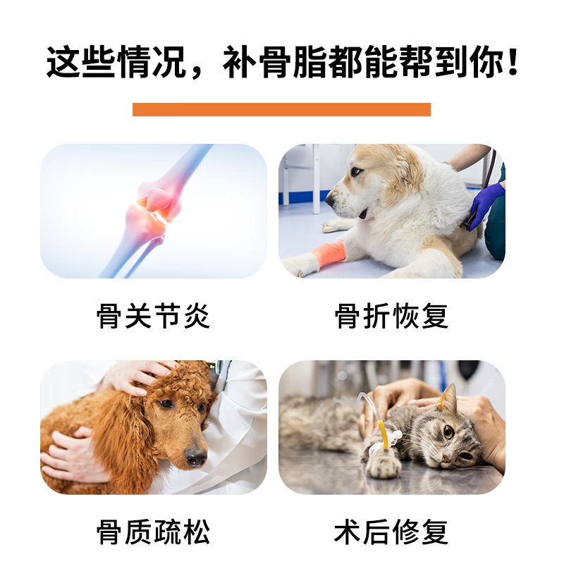 好兽医中牧股份补骨脂 宠物猫狗关节修复 营养补充剂 中牧股份补骨脂 75粒/瓶