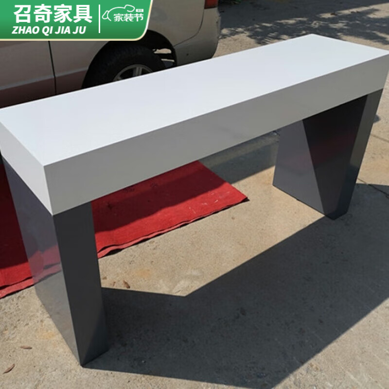 卡庭森手機(jī)體驗臺展示桌展會展廳接待臺展示柜烤漆中島展臺展示臺定做 默認(rèn)啞光拆裝發(fā)貨 長120*寬50*高90cm