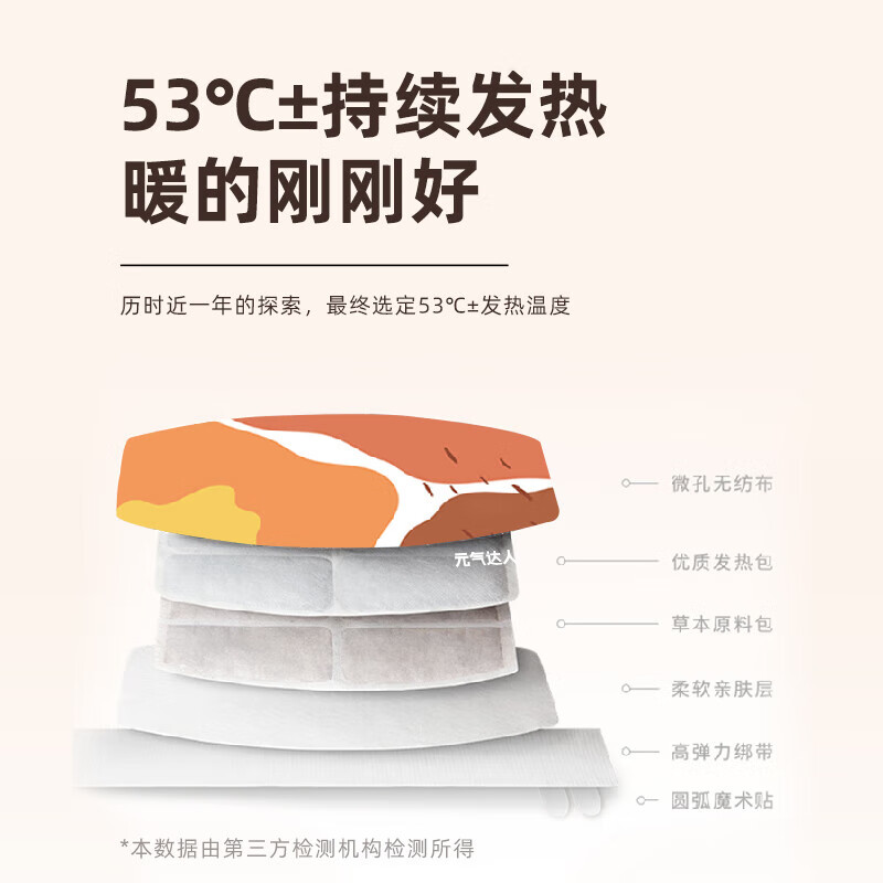 元气达人暖腰带护宫暖腹贴蕲艾蒸汽热敷姨妈暖宝宝礼物女友精油自发热神器 超值划算装【12盒/36片】蕲艾红花暖腰贴