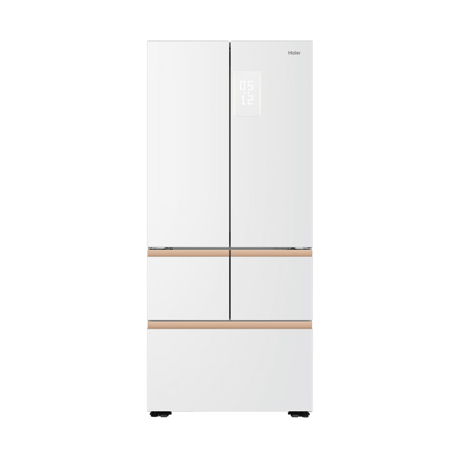 再降价、微信小程序:  Haier 海尔 顶配机皇 麦浪512Ultra 超薄零嵌AI法式多门电冰箱 全自动制冰 BCD-512WGHMDBGVSU1