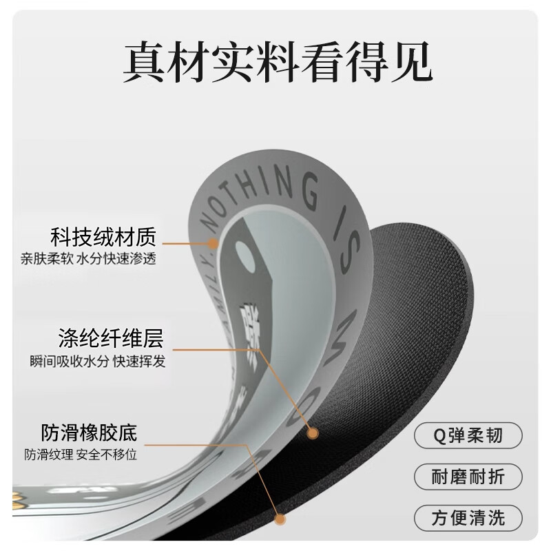 金玉铭川浴室地垫卫浴吸水垫子卫厕所生间门口脚垫家用入户门防滑垫可定制 GZN-嗨皮狗狗-椭圆 40X60cm【吸水速干防滑】